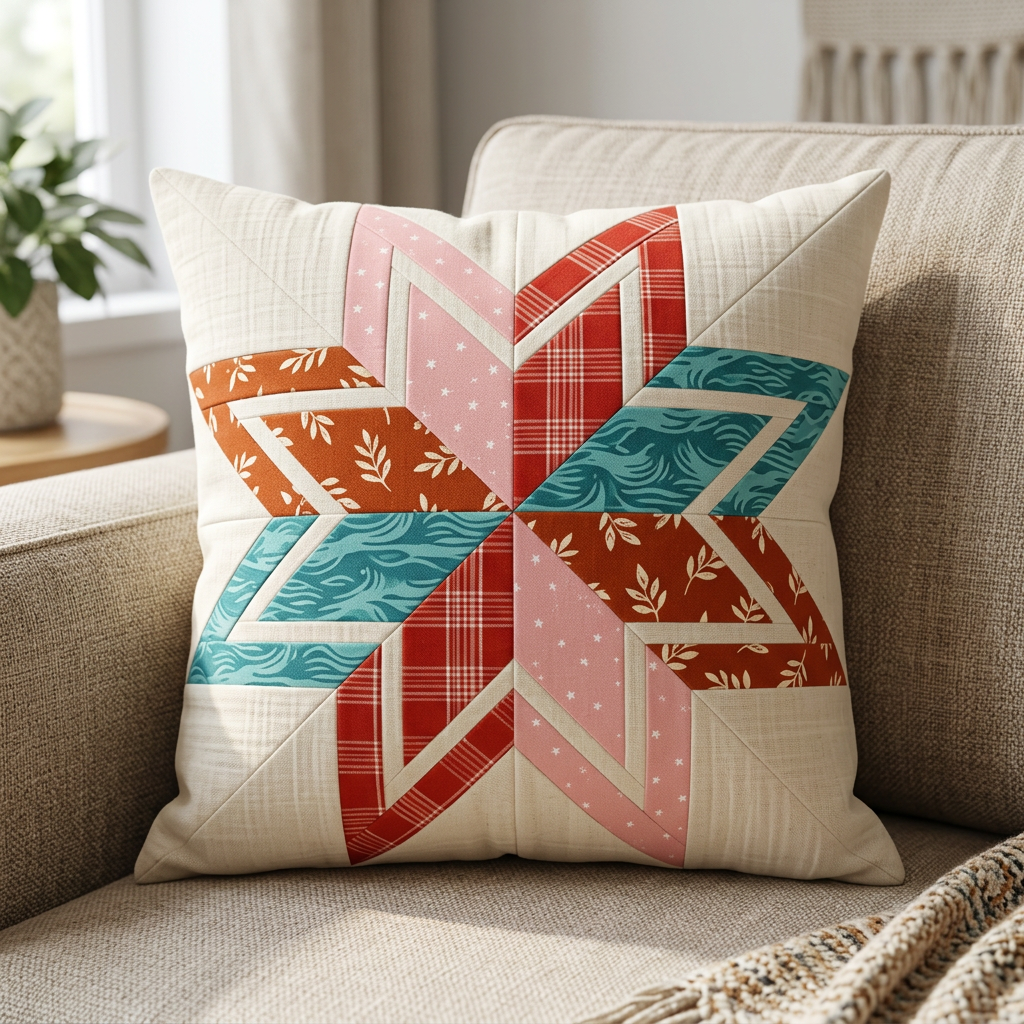 Echo Star FPP Quilt Block Pattern – PDF Download |6 Sizes Included
