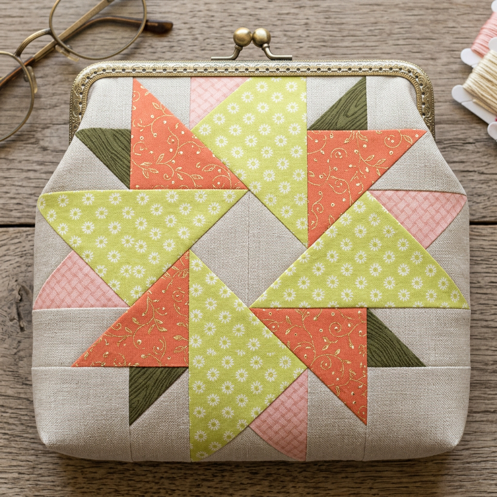 Nexus Star FPP Quilt Block Pattern – PDF Download |6 Sizes Included