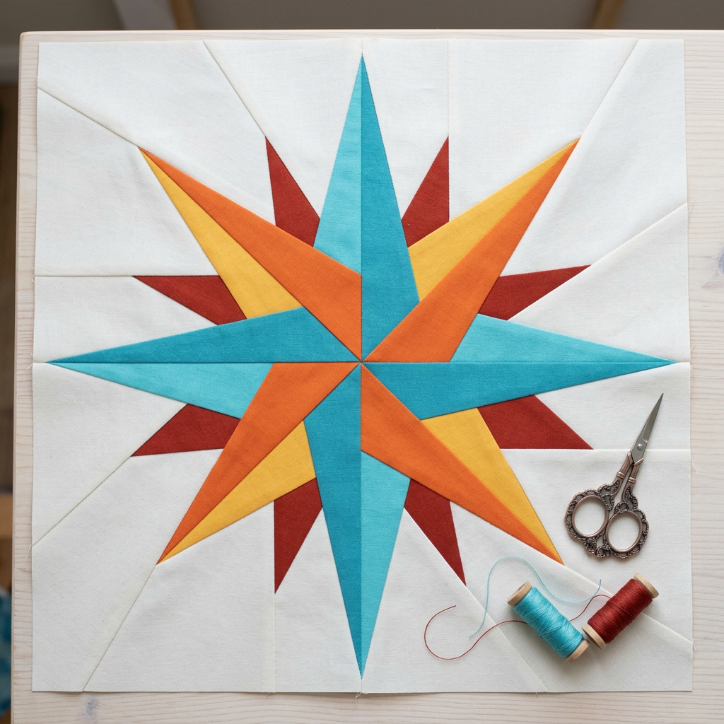 16 Star Modern Foundation Paper Piecing Pattern Bundle | PDF Quilt Patterns