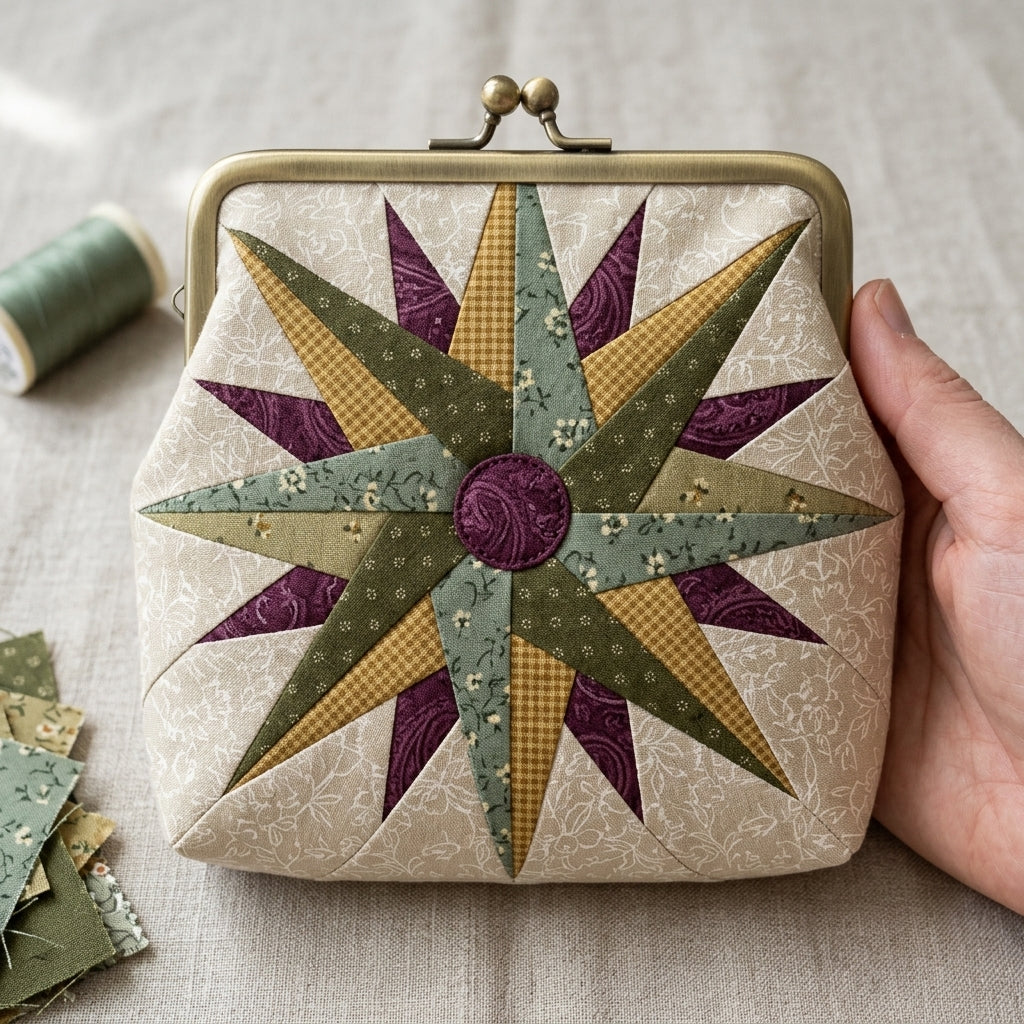 Radiant Star FPP Quilt Block Pattern – PDF Download |6 Sizes Included