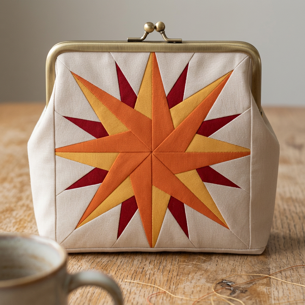 Radiant Star FPP Quilt Block Pattern – PDF Download |6 Sizes Included