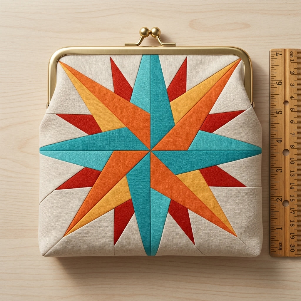 Radiant Star FPP Quilt Block Pattern – PDF Download |6 Sizes Included