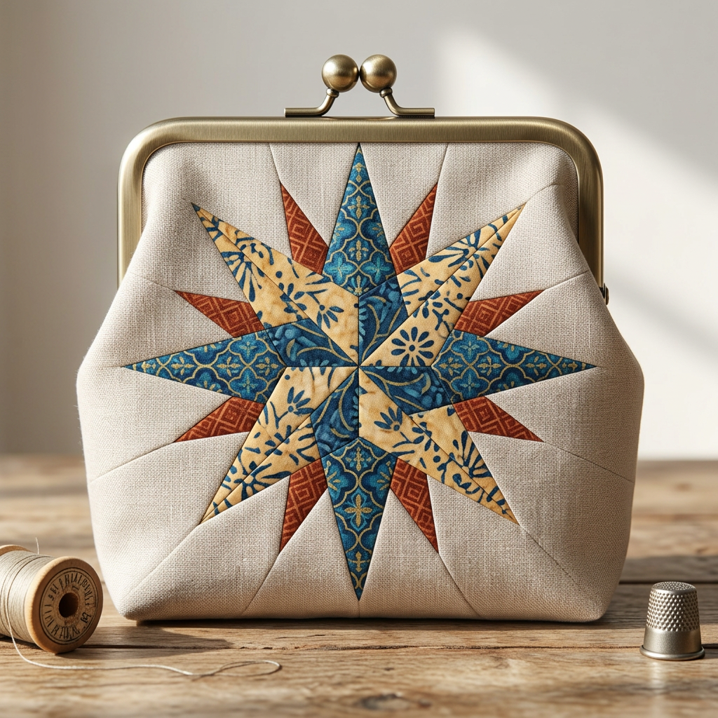 Radiant Star FPP Quilt Block Pattern – PDF Download |6 Sizes Included