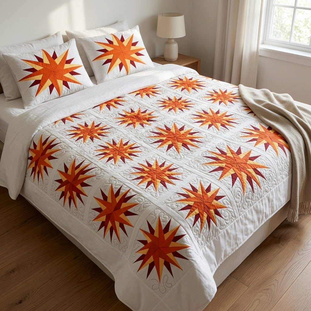 Radiant Star FPP Quilt Block Pattern – PDF Download |6 Sizes Included
