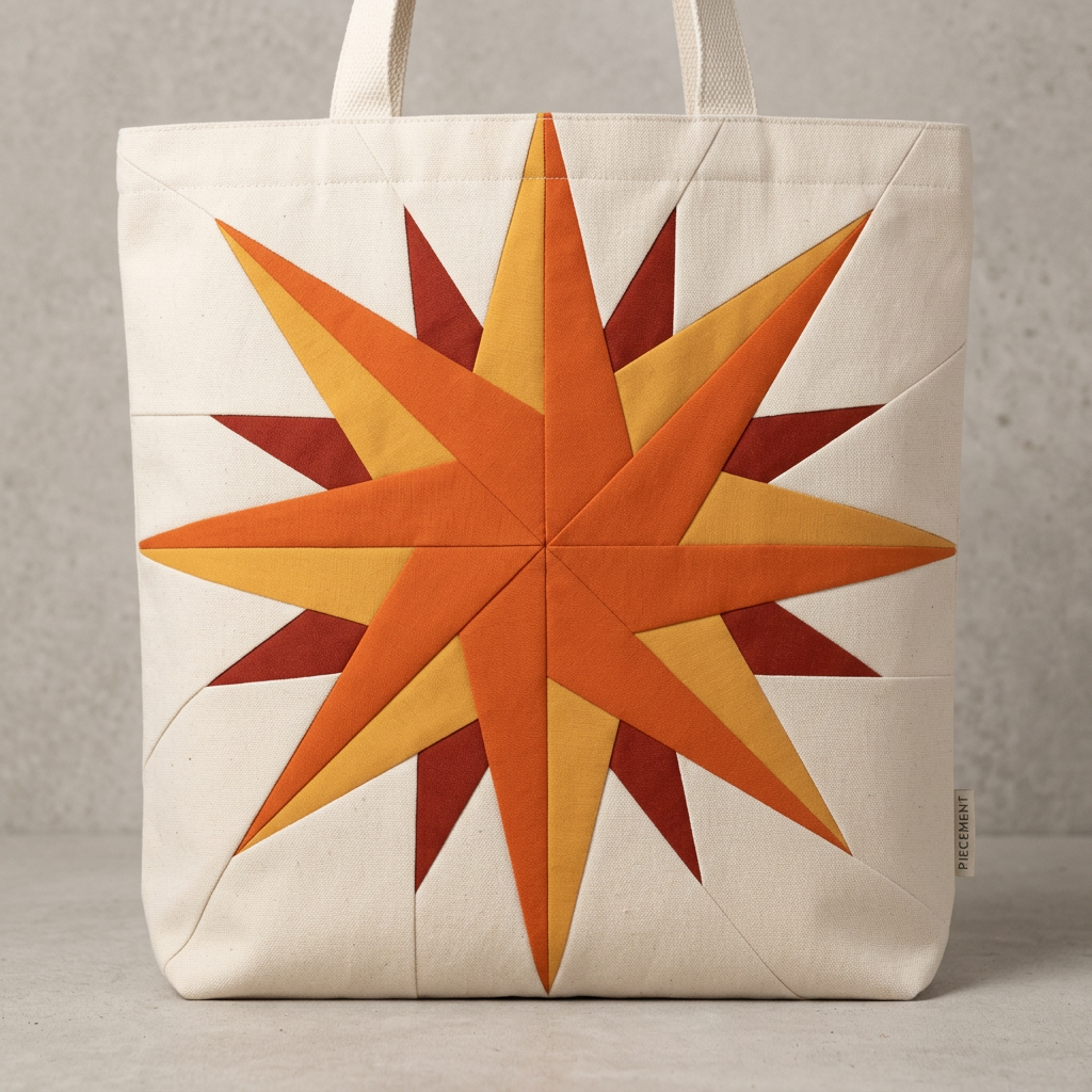 Radiant Star FPP Quilt Block Pattern – PDF Download |6 Sizes Included