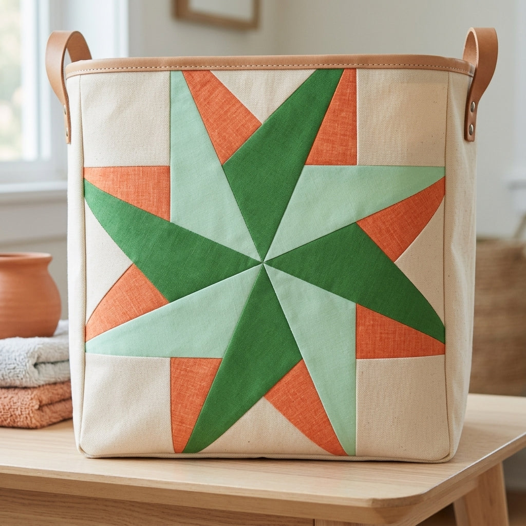 Windwell Star FPP Quilt Block Pattern – PDF Download |6 Sizes Included