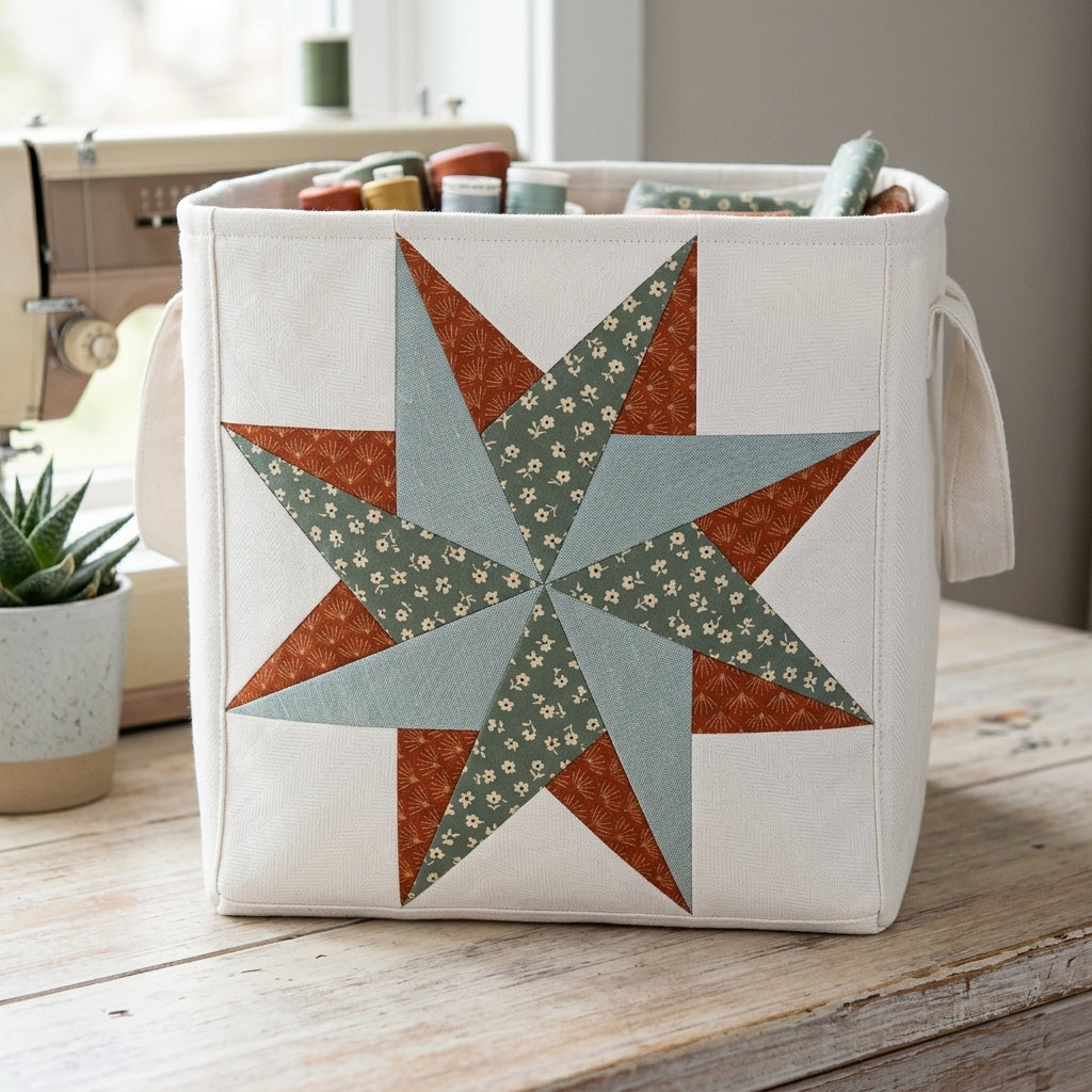 Windwell Star FPP Quilt Block Pattern – PDF Download |6 Sizes Included