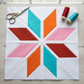 Frostwind Star FPP Quilt Block Pattern – PDF Download |6 Sizes Included