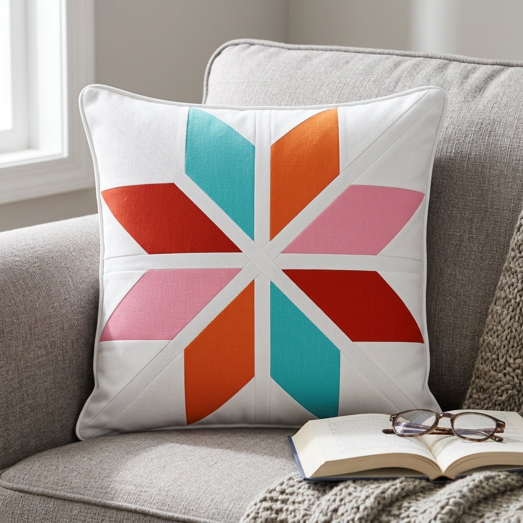 Frostwind Star FPP Quilt Block Pattern – PDF Download |6 Sizes Included