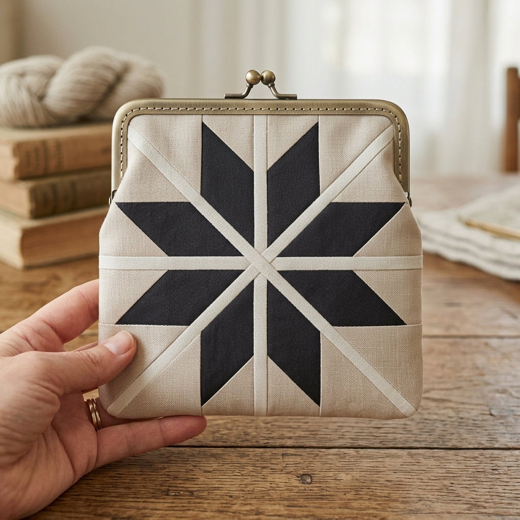 Frostwind Star FPP Quilt Block Pattern – PDF Download |6 Sizes Included