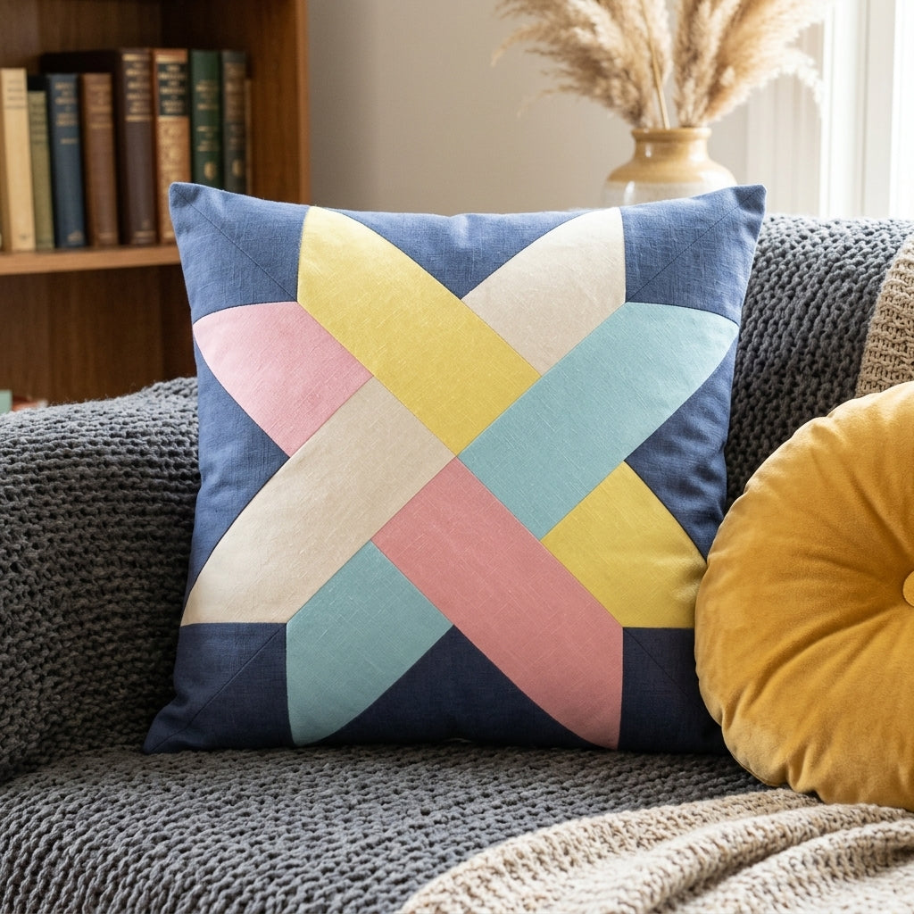 Woven Star FPP Quilt Block Pattern – PDF Download |6 Sizes Included