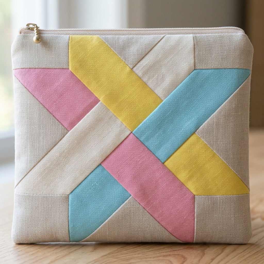 Woven Star FPP Quilt Block Pattern – PDF Download |6 Sizes Included