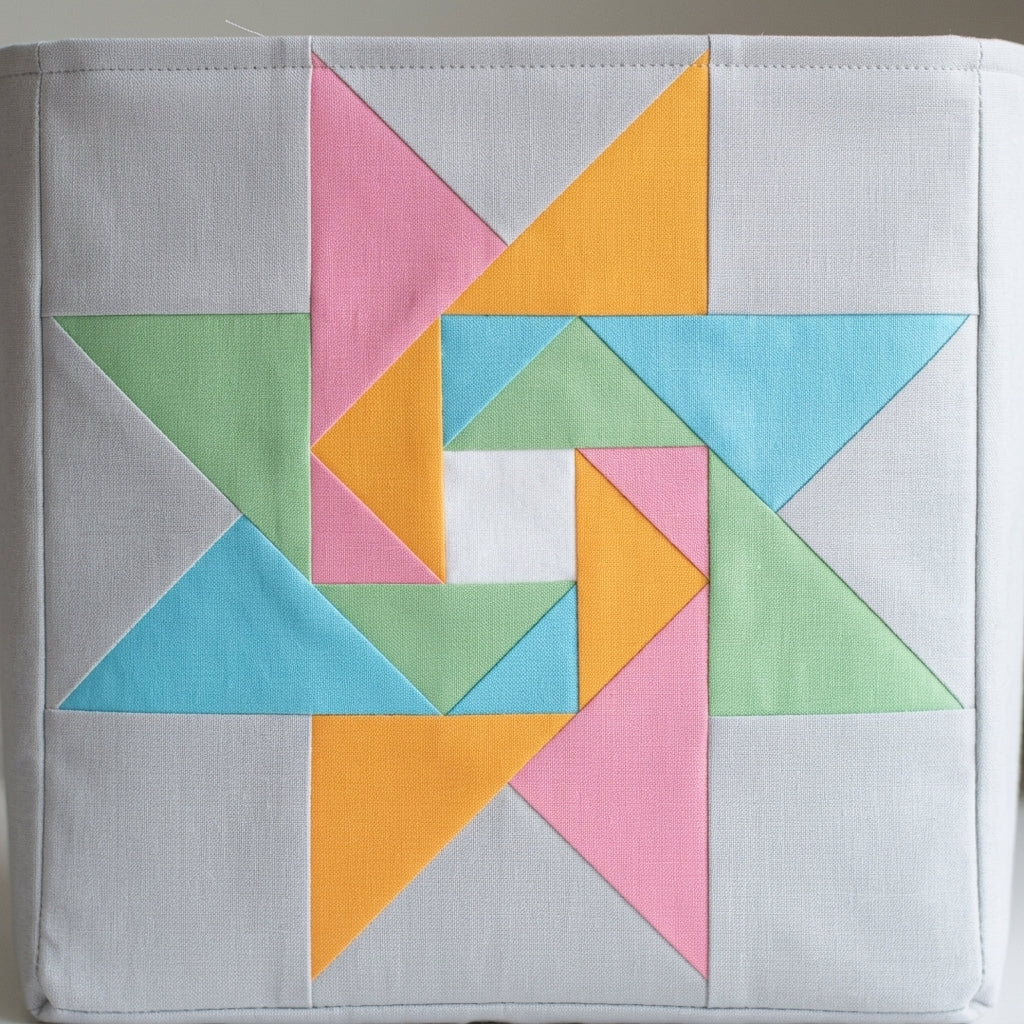 Twirling Star FPP Quilt Block Pattern – PDF Download |6 Sizes Included (Copy)