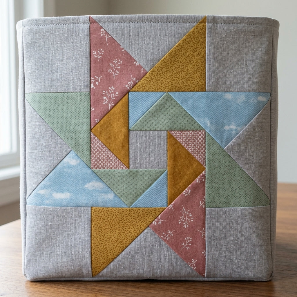Twirling Star FPP Quilt Block Pattern – PDF Download |6 Sizes Included (Copy)