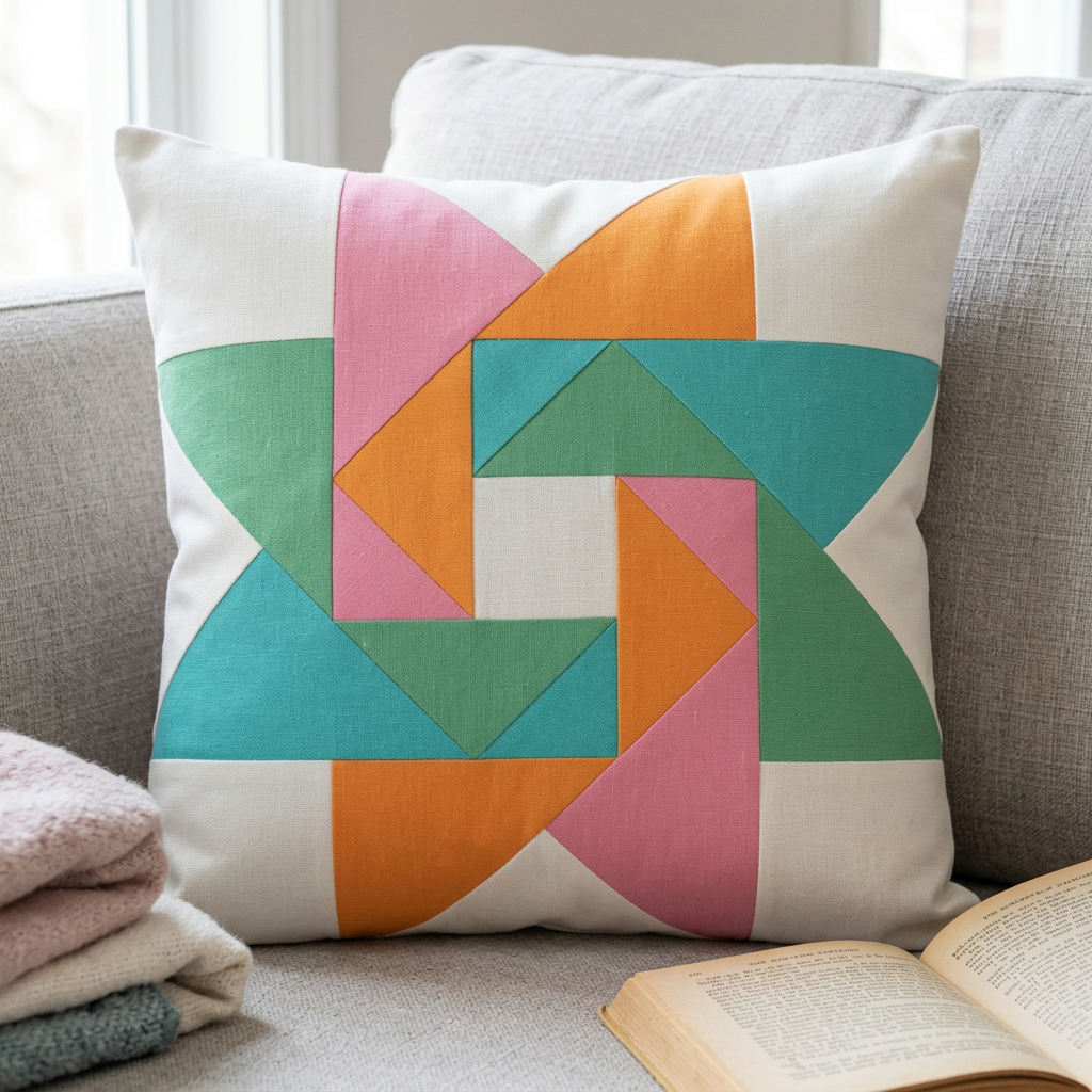 Twirling Star FPP Quilt Block Pattern – PDF Download |6 Sizes Included (Copy)