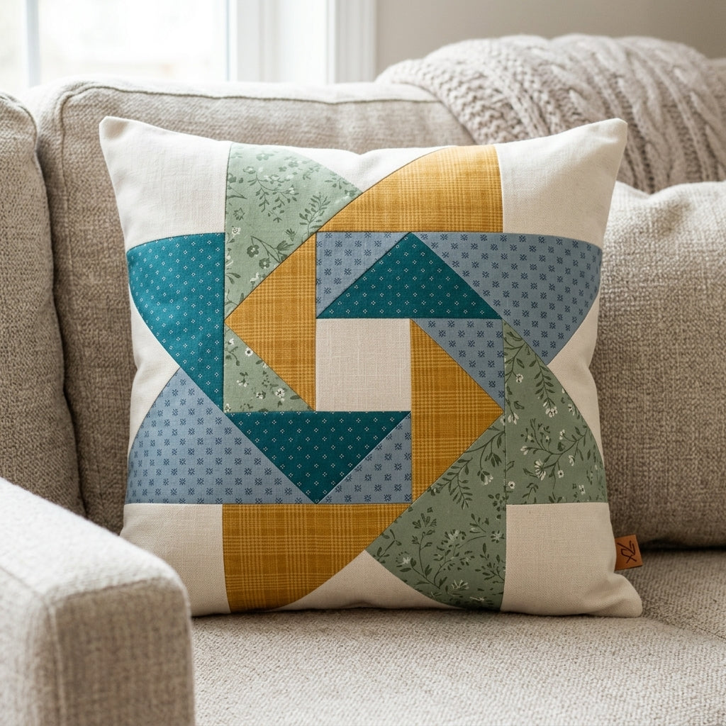 Twirling Star FPP Quilt Block Pattern – PDF Download |6 Sizes Included (Copy)