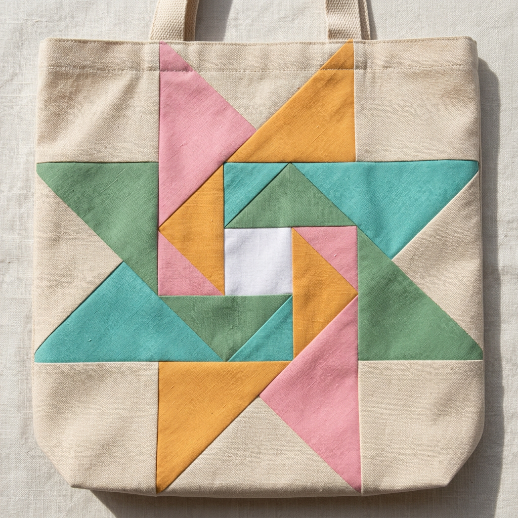 Twirling Star FPP Quilt Block Pattern – PDF Download |6 Sizes Included (Copy)