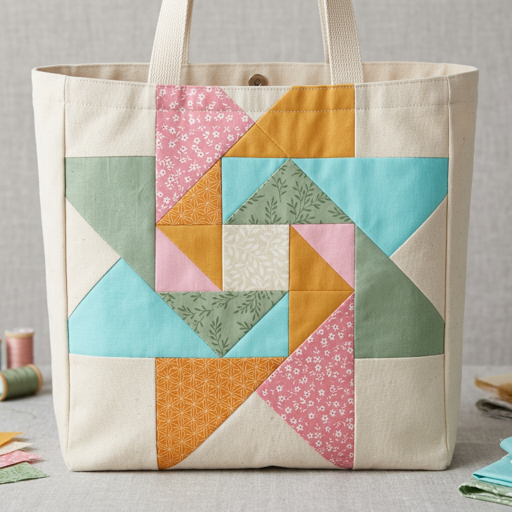 Twirling Star FPP Quilt Block Pattern – PDF Download |6 Sizes Included (Copy)