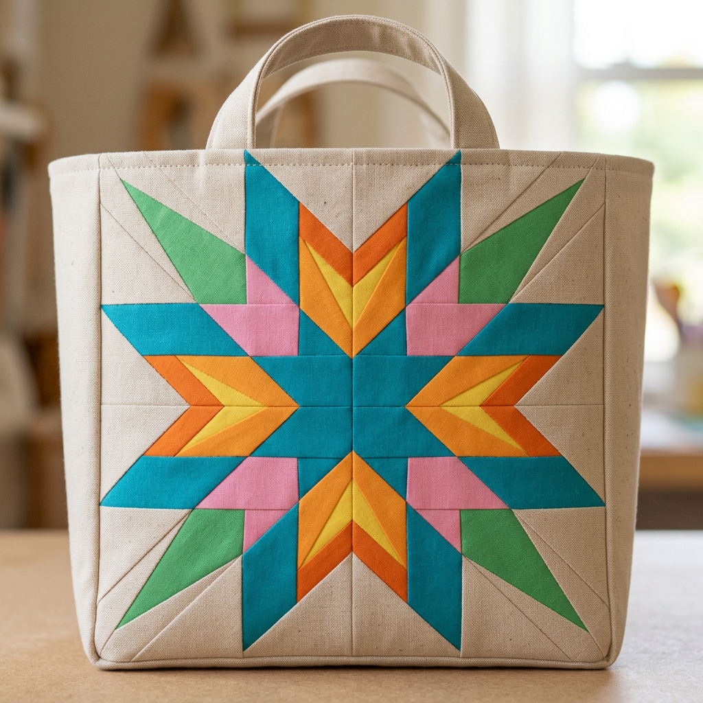 Nova Star FPP Quilt Block Pattern – PDF Download |6 Sizes Included