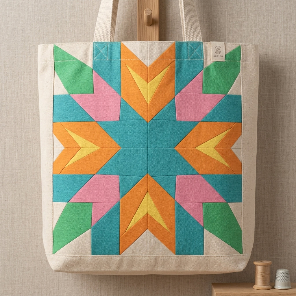 Nova Star FPP Quilt Block Pattern – PDF Download |6 Sizes Included