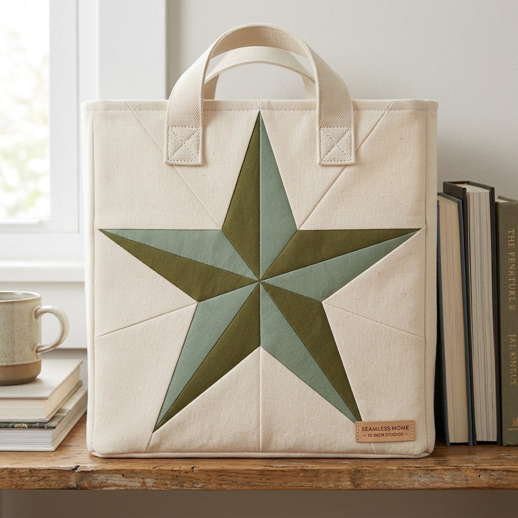 Crown Star FPP Quilt Block Pattern – PDF Download |6 Sizes Included