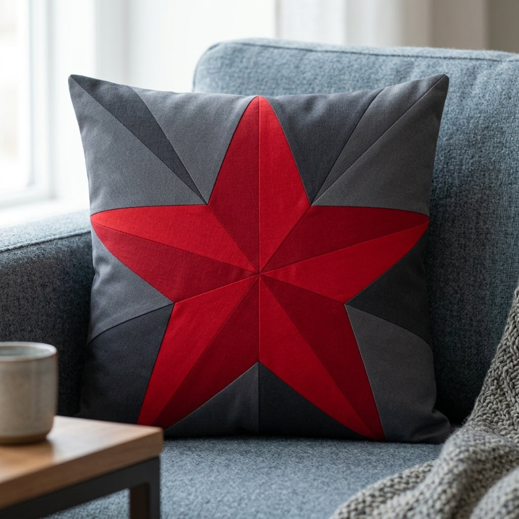 Crown Star FPP Quilt Block Pattern – PDF Download |6 Sizes Included