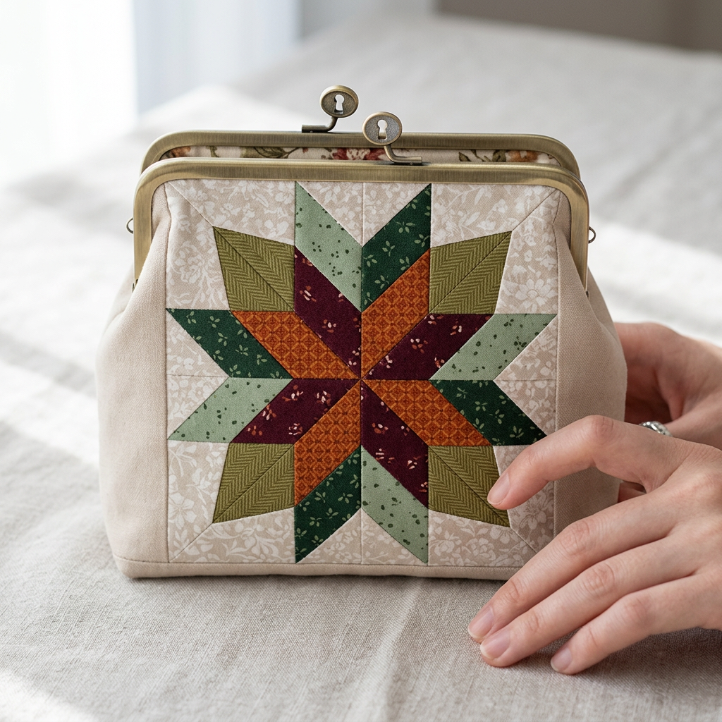 Cardinal Star FPP Quilt Block Pattern – PDF Download |6 Sizes Included