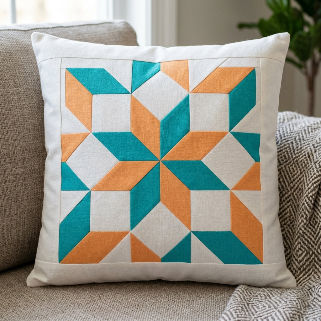 Cascade Star FPP Quilt Block Pattern – PDF Download |6 Sizes Included