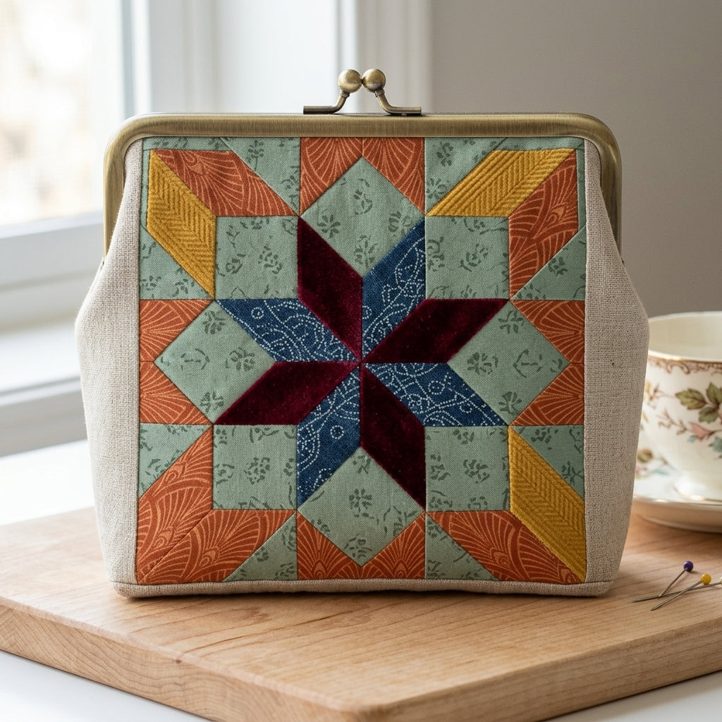 Cascade Star FPP Quilt Block Pattern – PDF Download |6 Sizes Included