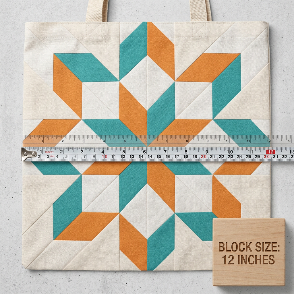 Cascade Star FPP Quilt Block Pattern – PDF Download |6 Sizes Included