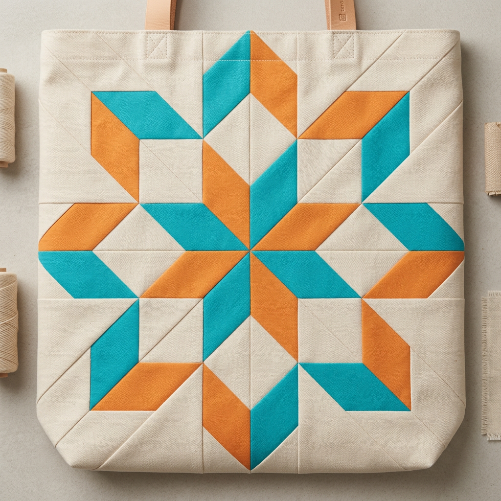 Cascade Star FPP Quilt Block Pattern – PDF Download |6 Sizes Included