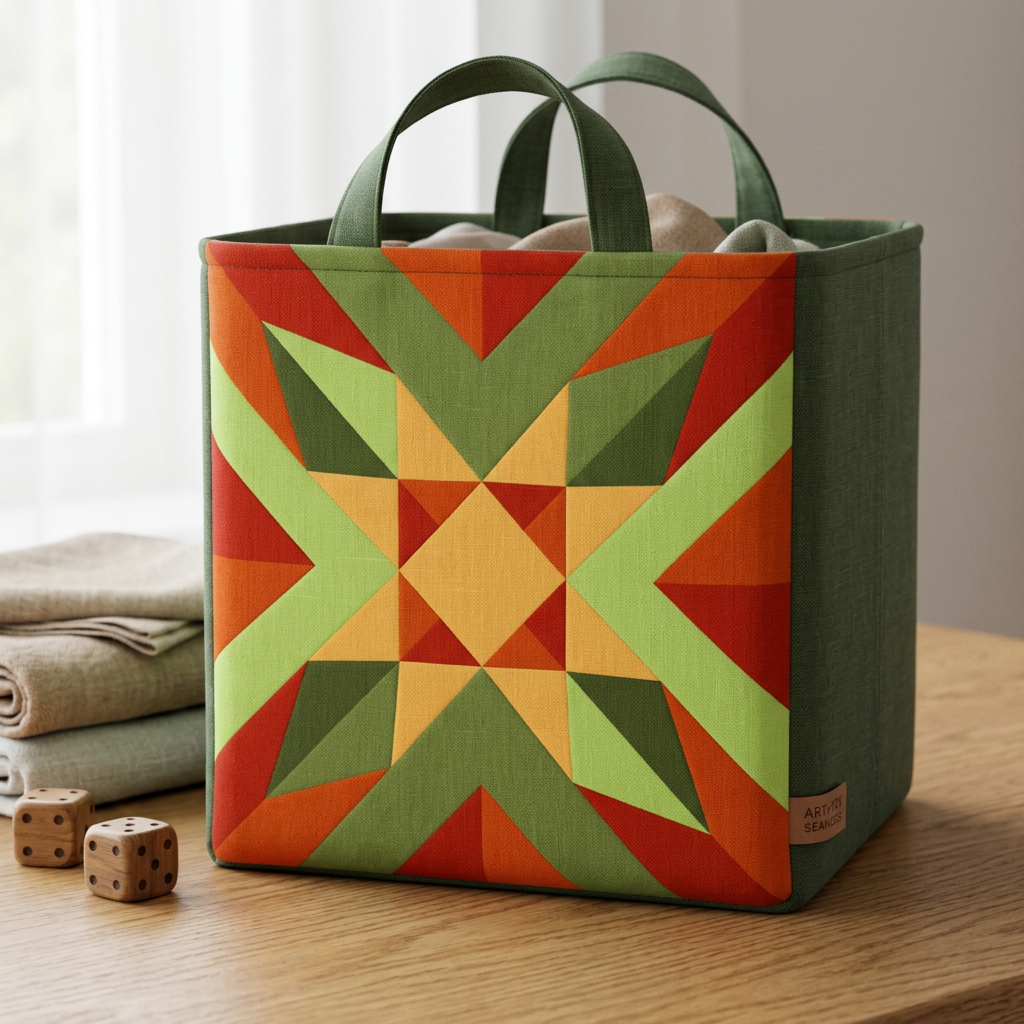 Ember Star FPP Quilt Block Pattern – PDF Download |6 Sizes Included