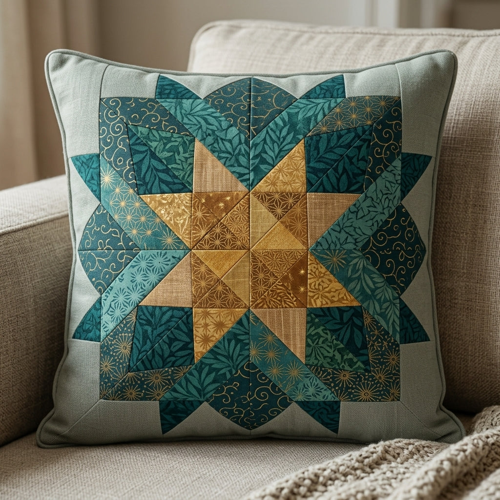 Ember Star FPP Quilt Block Pattern – PDF Download |6 Sizes Included