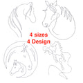 Horse Quilt Block Embroidery Design