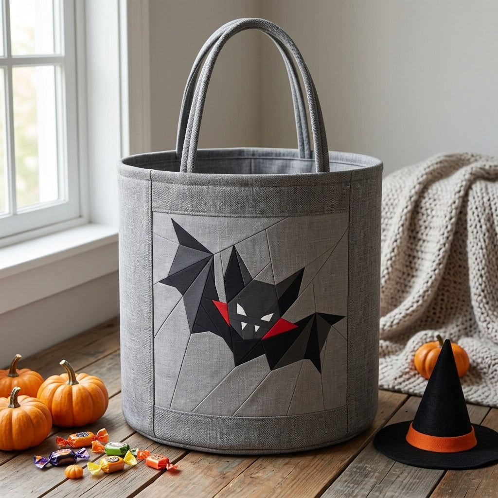 Vampire Bat FPP Quilt Block Pattern – PDF Download | 4 Sizes Included