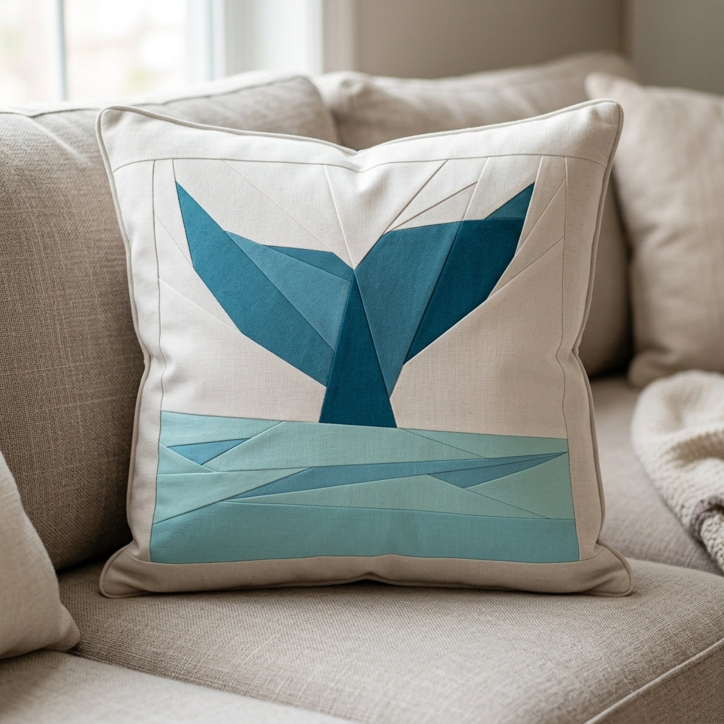 Whale Tail FPP Quilt Block Pattern – PDF Download | 5 Sizes Included