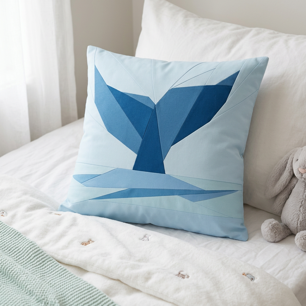 Whale Tail FPP Quilt Block Pattern – PDF Download | 5 Sizes Included