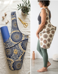 Cute Yoga Mat Bag/ 2 different design with video tutorial
