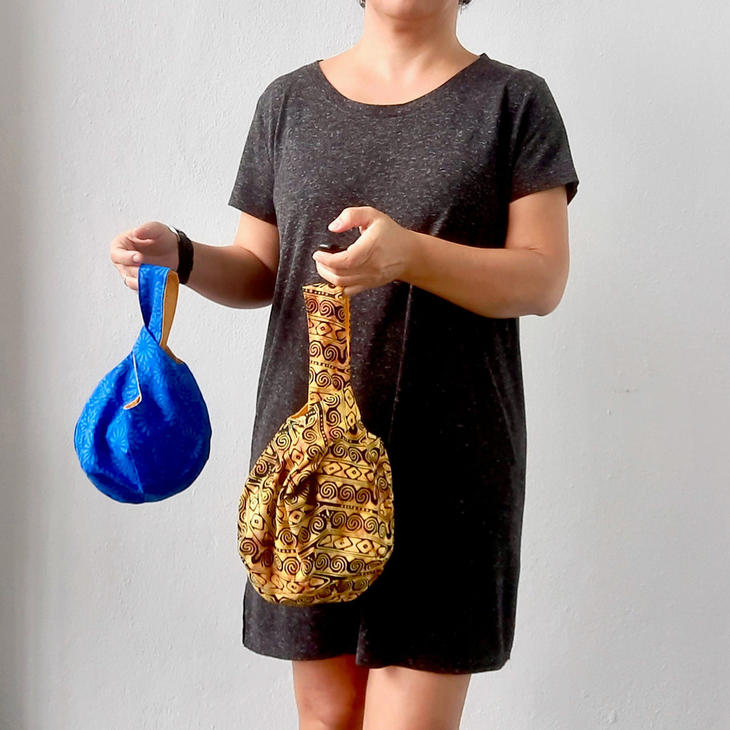 Reversible Knot Bag Pattern- 4 different sizes and style /Video Tutorial