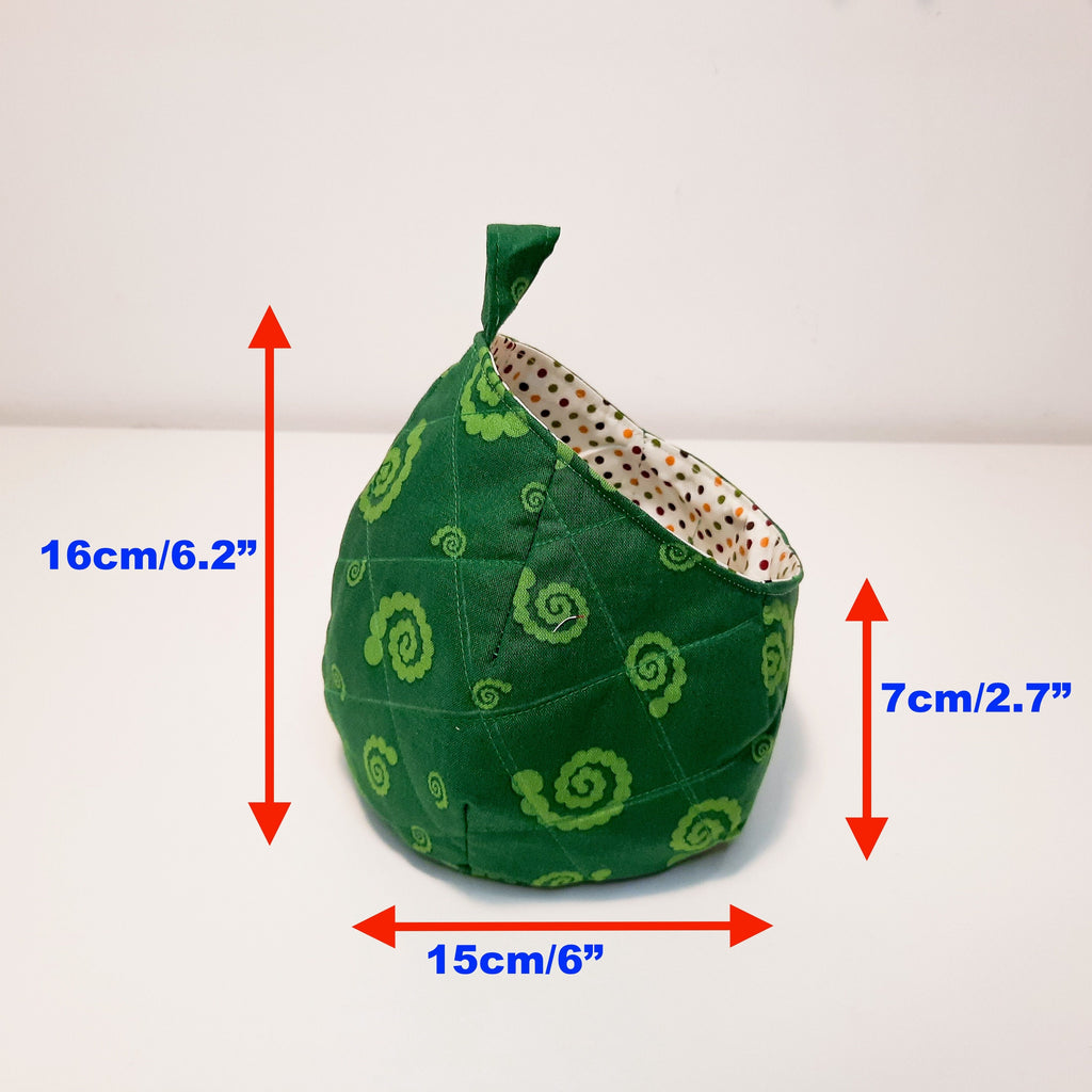 Fabric Bubble Basket Patterns/ 3 sizes L/M/S /PDF patterns, instruction and Video tutorial