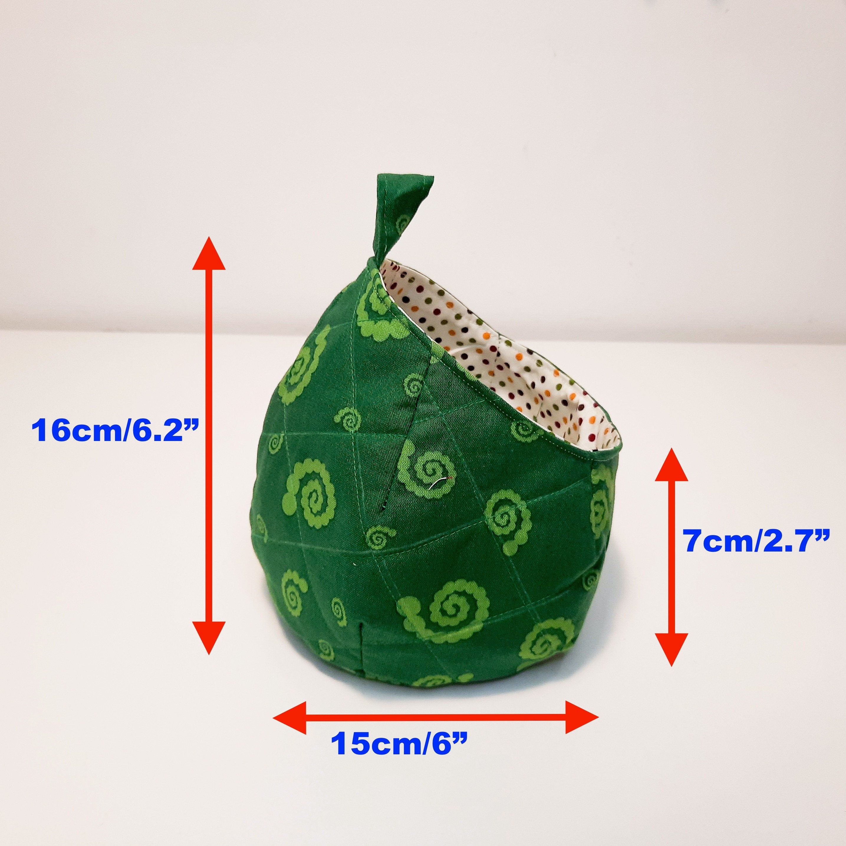 Fabric Bubble Basket Patterns/ 3 sizes L/M/S /PDF patterns, instruction and Video tutorial