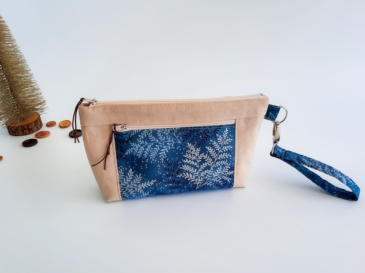 Double Zipper Pouch Pattern/3 Sizes with tutorial