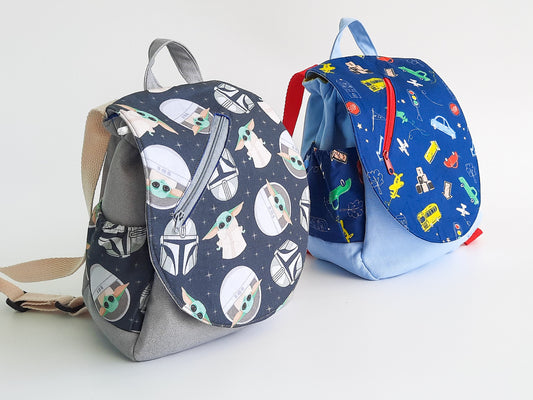 Backpack Sewing Pattern/ Children Back Bag 2 different sizes.