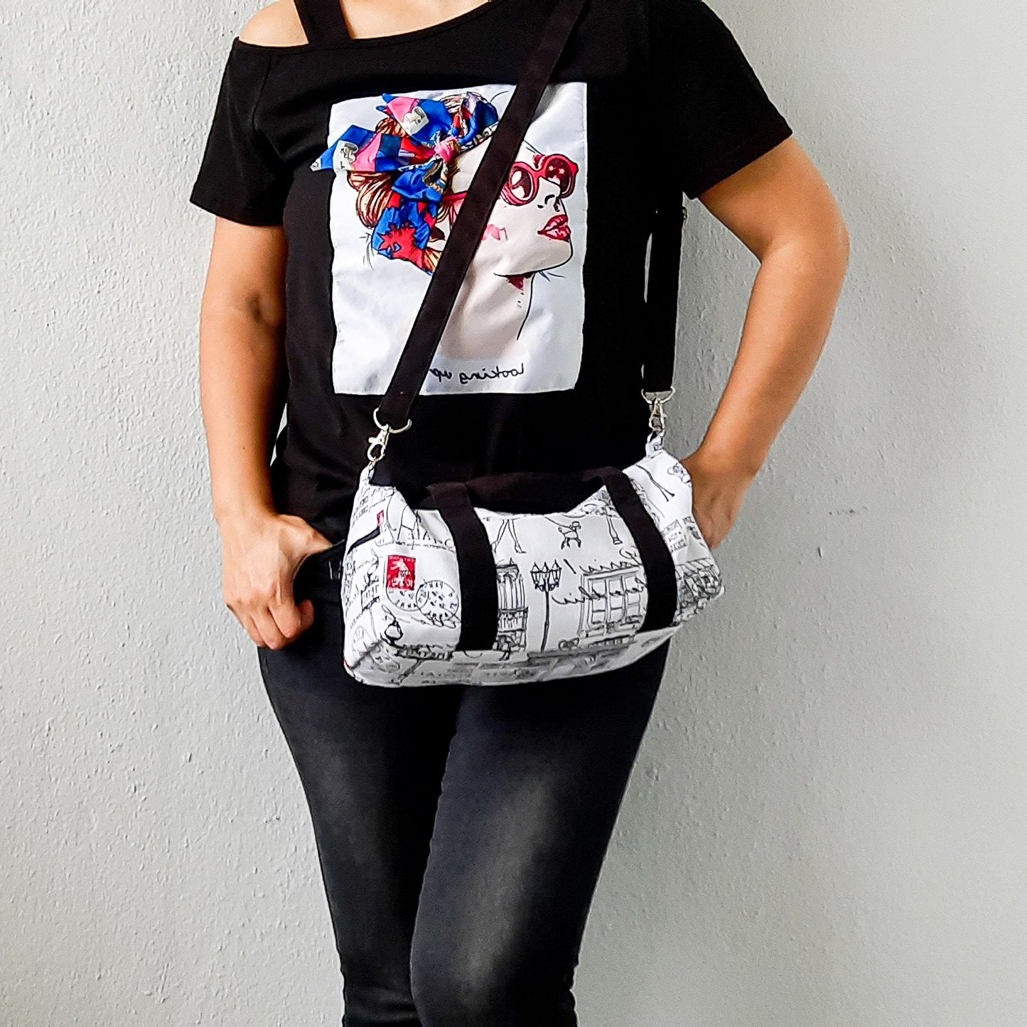 Duffel Bag Sewing Pattern/ 3 sizes with YouTube tutorial