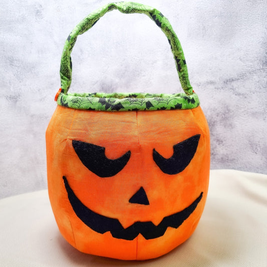 Fabric basket/ Halloween Basket /PDF patterns, instruction and Video tutorial